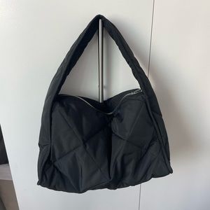 COS Quilted Shoulder Bag in Black